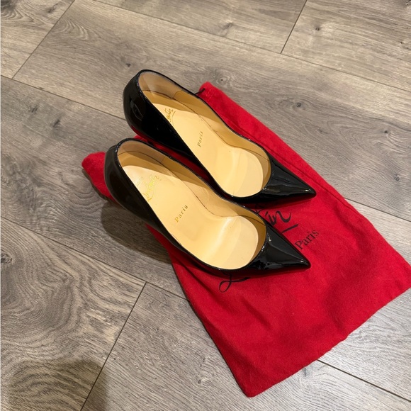 Christian Louboutin Black Patent Heels - Picture 9 of 10